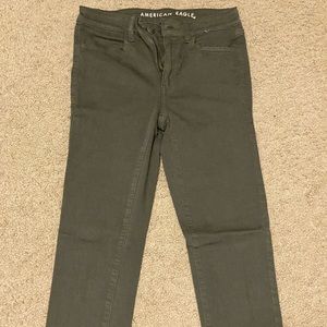 America Eagle-Green jeggings